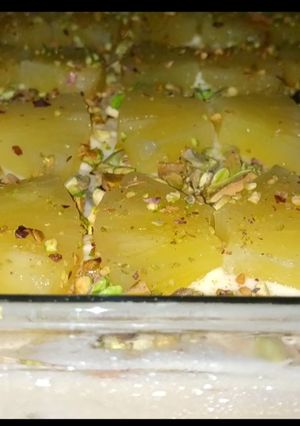 صورة لوصفة حلى الاناناس المنعش