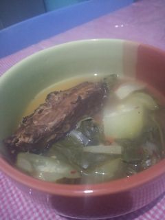 Foto resep Sayur asem ikan asap cemplung