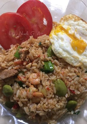 Foto resep Nasi Goreng TerasiMenu sarapan cepat #resepkuhariini