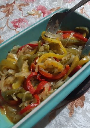 Una foto de Verduras salteadas