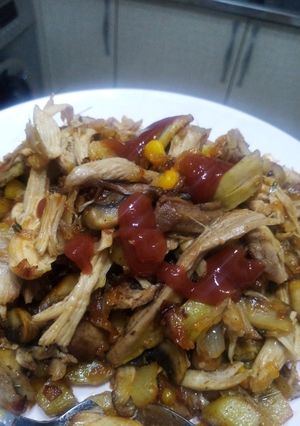 عکسی از دستور ساندویچ مرغ فوری