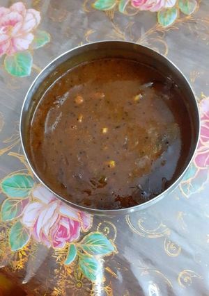 A picture of Pepper Kuzambuமிளகு குழம்பு.
