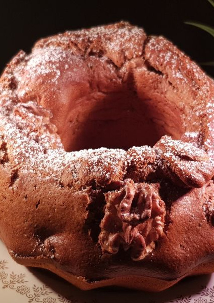 Una foto de Bizcocho de chocolate en freidora de aire