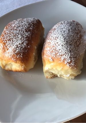 Foszlós, békebeli lekváros bukta recept fotója