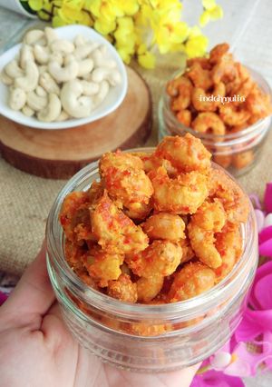 Foto resep Kacang Mede Karamel Pedas