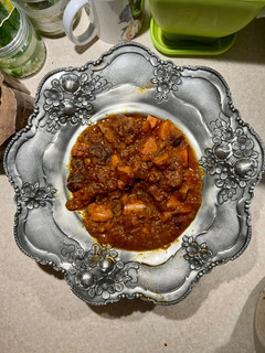 عکسی از دستور خورشت به و آلو 🍲 Quince and plum stew