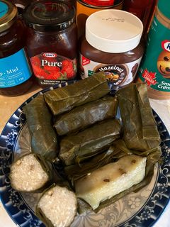 Foto resep Leupet ketan (bungkus daun pisang)