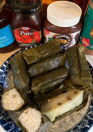 Foto resep Leupet ketan (bungkus daun pisang)