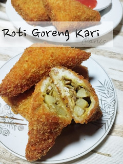 Foto resep Roti Goreng Kari (Ayam & Kentang)