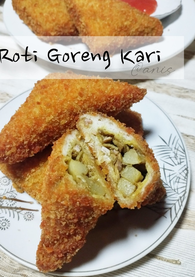 Foto resep Roti Goreng Kari (Ayam & Kentang)