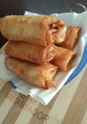 A picture of Chicken and Vegetables Rolls For Ramadan | Spring Rolls.