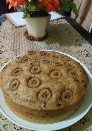 Foto resep Banana sponge cake choco meises