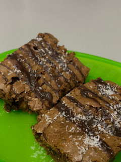 Una foto de Brownie de chocolate