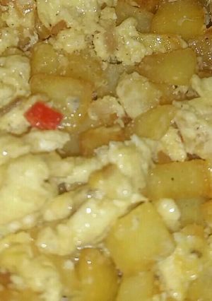 صورة لوصفة بطاطا وبيض 🍟🍞