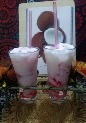 A picture of Coconut milk shake.
