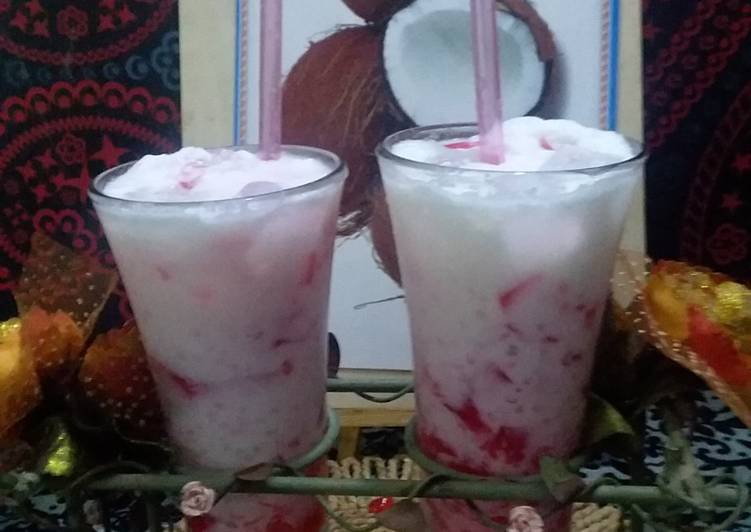 Simple Way to Make Perfect Coconut milk shake