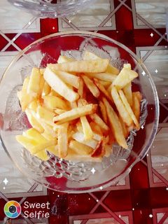 عکسی از دستور سیب زمینی سرخ شده