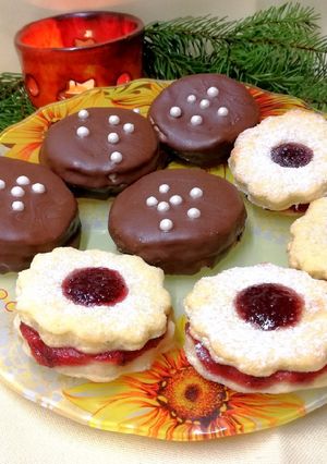 Isler és linzerkarika🍩 recept fotója