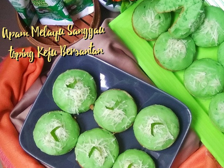 Resep Apam Melayu Sanggau toping keju Bersantan yang Lezat