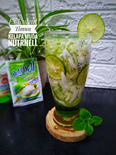 Foto resep Es Kuwut Timun Kelapa Muda Nutrijell