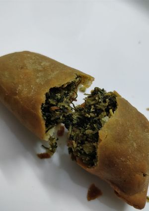 A picture of Spinach pockets.