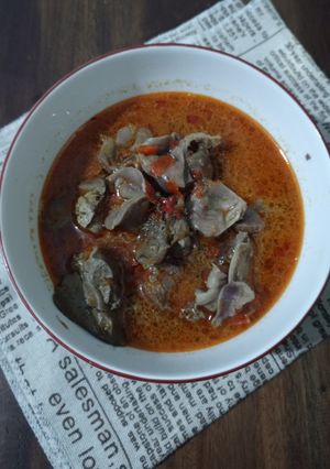 Foto resep Ati Ampela Kuah santan pedas