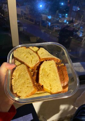 Una foto de Queque de yogur, limón y vainilla
