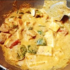 Shimla mirch paneer A picture of Shimla mirch paneer.