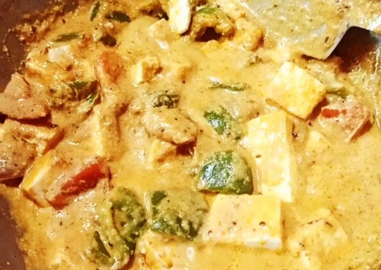 Shimla mirch paneer