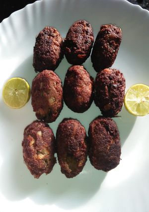 A picture of Fried kababs #Idulfitrirecipescontest.