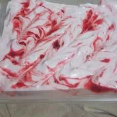 Strawberry chunky ice cream A picture of Strawberry chunky ice cream.