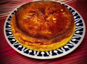 Foto principal de Tarta de yogur con aroma de vainilla (en airfryer)