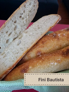 Una foto de Barras de pan con masa madre