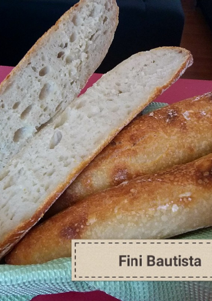 Una foto de Barras de pan con masa madre