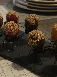 Una foto de Piruletas de tomate cherry
