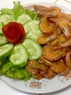 Hình của món Tép rang nước cốt dừa.