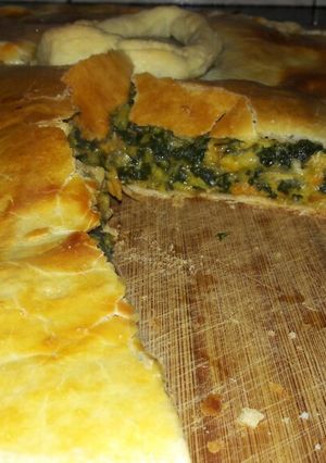 Una foto de Torta de verduras... 💛