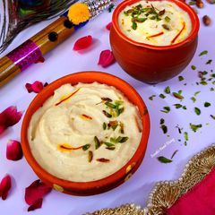 A picture of Sweet Potato Shrikhand for Vrat.