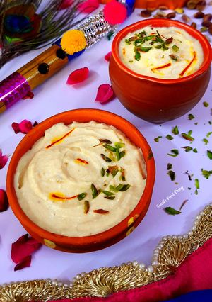 A picture of Sweet Potato Shrikhand for Vrat.