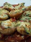 Caracolas rellenas