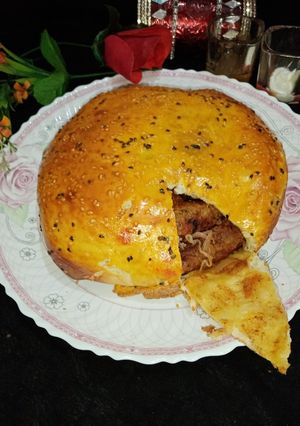 A picture of Parda Kabab in pateela 😋.