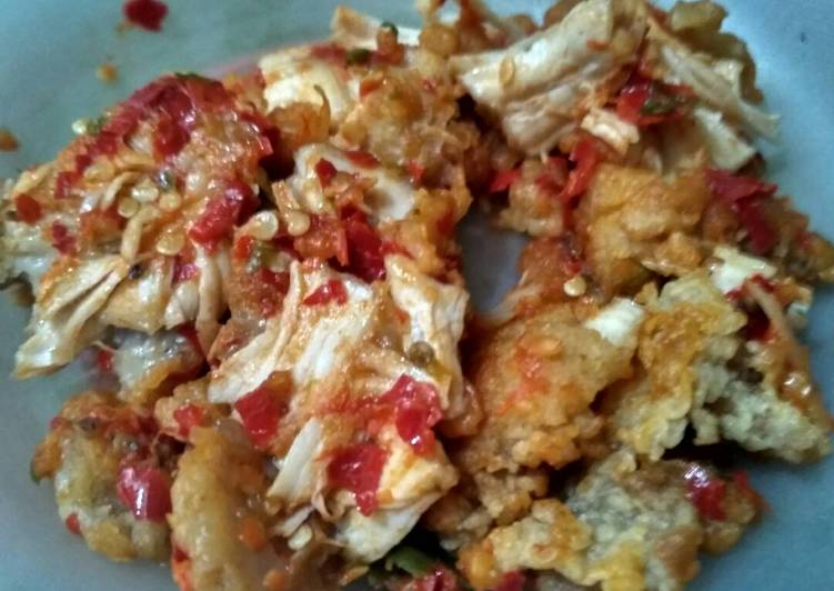 Ayam geprek alaala
