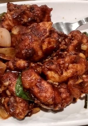 A picture of Chicken 65.