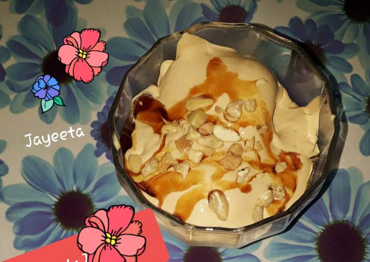 Ice-cream made with Nolen Gur