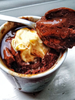 A picture of Chocolate Protein Mugcake.