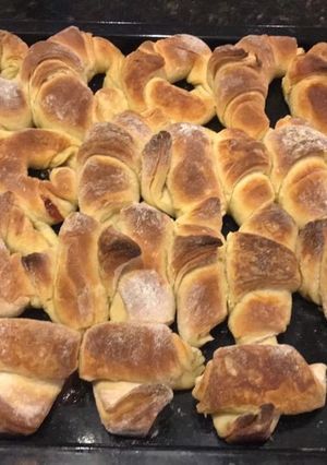 Una foto de Croissants rellenos de Membrillo