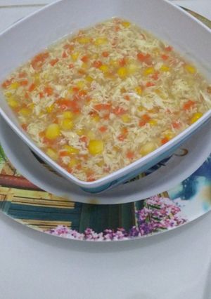 Foto resep Sop jagung wortel