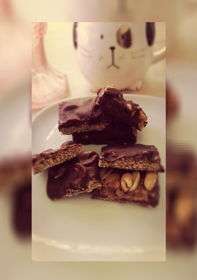 Una foto de Barritas de chocolate con cacahuete