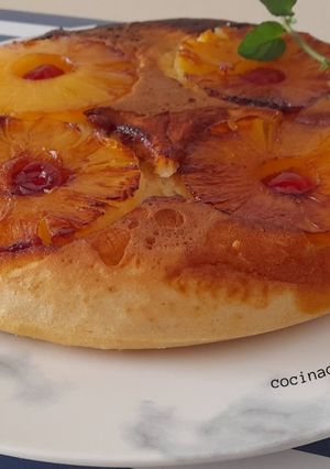 Foto principal de Tarta de piña en sartén