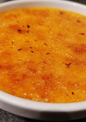 A picture of Carrot Orange Crème Brûlée.